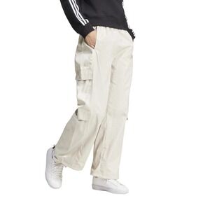 Adidas Women's Cargo‎ Pants Size Medium JN0598 Beige Satin Holiday Pack